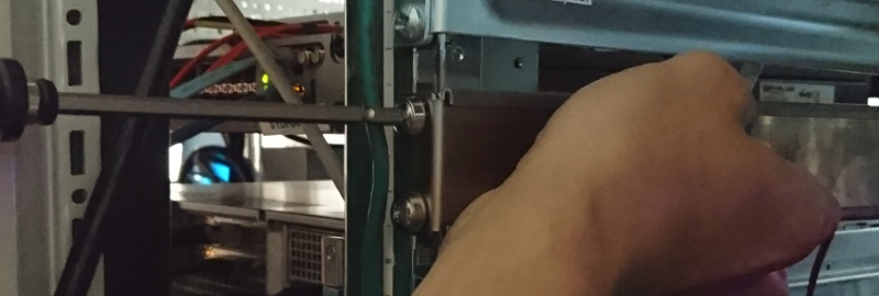 Image of attaching the left hand side rail